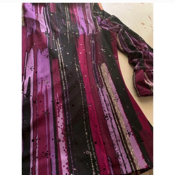 Picadilly : purple abstract print jacket - Picture 9 of 15